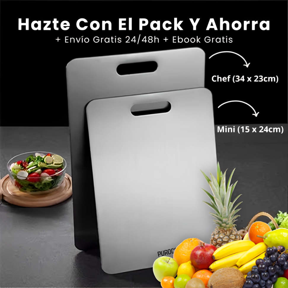 Tabla de Cortar de Titanio Puro Certificado