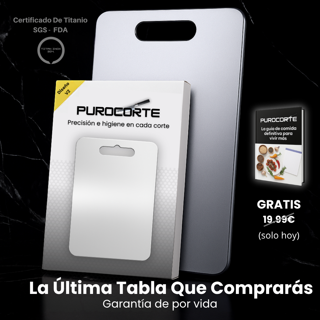 Tabla de Cortar de Titanio Puro Certificado